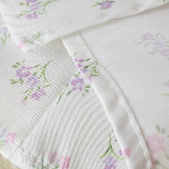 White Floral Print Puff-Sleeve Square Neck Midi Maxi Dress - Picture 9 of 12